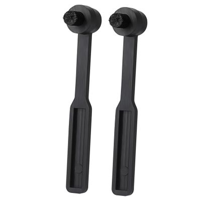 OSALADI 2Pcs Vinyl Record Stylus Cleaning Brush for Record Needles Gentle Brush for Dust Removal Safe Use for Turntables and Electronics