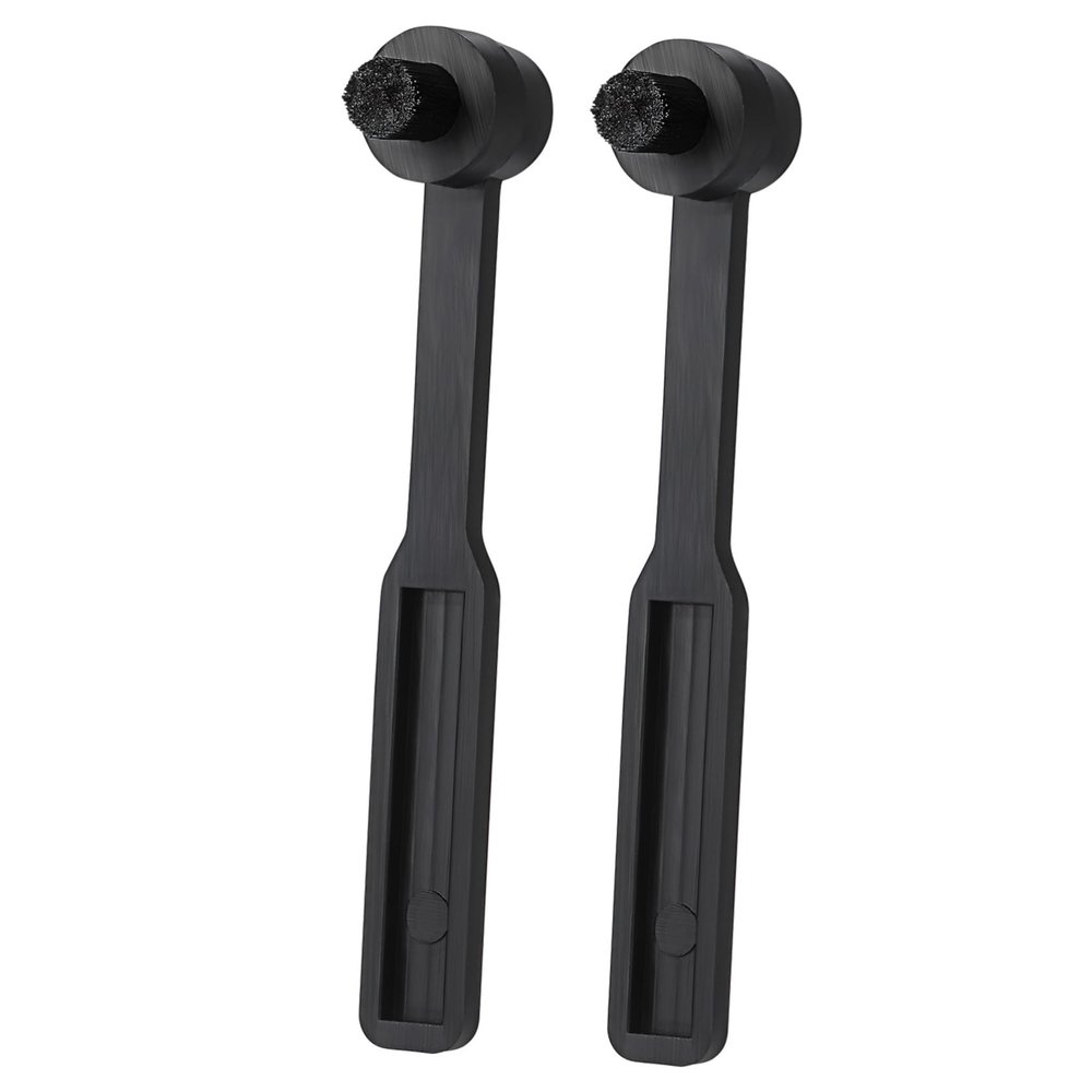 OSALADI 2Pcs Vinyl Record Stylus Cleaning Brush for Record Needles Gentle Brush for Dust Removal Safe Use for Turntables and Electronics