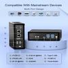 FANPEEC Mini PC N150 8GB RAM DDR5 128GB NVME SSD, Mini Computer Win 11 Pro Dual RJ45 LAN, 4USB 3.0, 2USB 2.0, WiFi5 BT4.2, Micro PC with 4K Triple Screen Display Home/Office view 3
