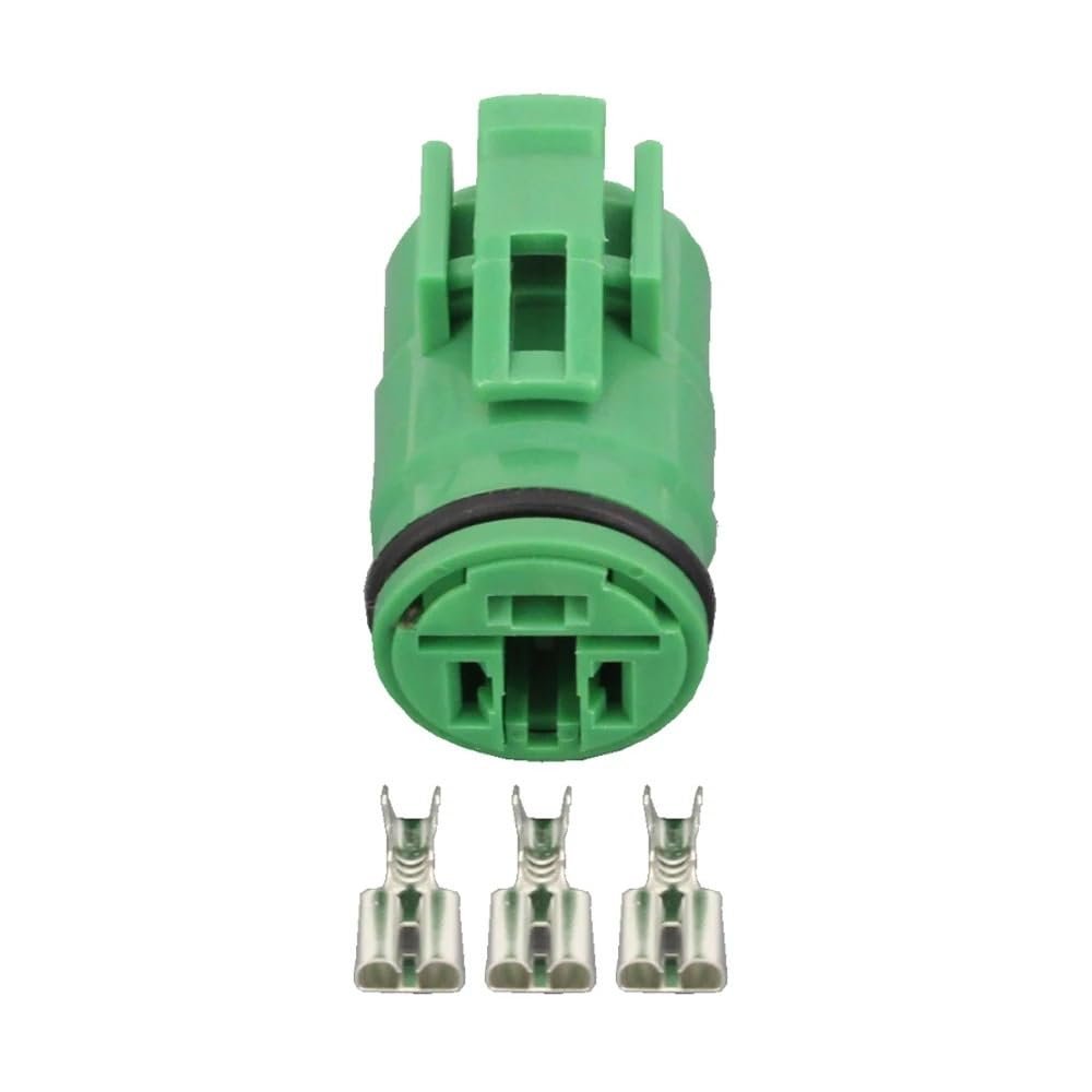 HUABAO 3 Pin Automotive Connectors Round Water Proof Connectors with Terminal Plug DJ70318-6.3-21 3P(5 Sets)
