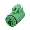 HUABAO 3 Pin Automotive Connectors Round Water Proof Connectors with Terminal Plug DJ70318-6.3-21 3P(5 Sets) view 2