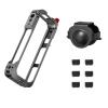 Action Camera Accessories Aviation Aluminum Alloy Protective Cage Camera Cover Plate for Insta360 X5 Panoramic Action Camera view 1