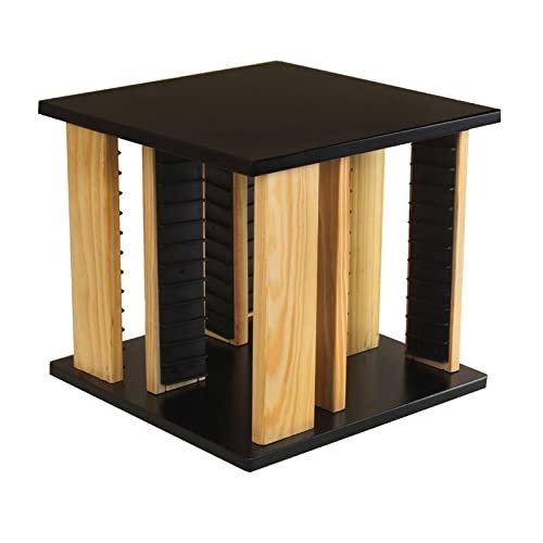 CAOJLjiaxiang-2012 CD-Holder Solid Wood CD Rack disc Rack disc Rack Game disc Storage Box Large Capacity CD Box Storage Box Record Player Stand