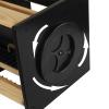 CAOJLjiaxiang-2012 CD-Holder Solid Wood CD Rack disc Rack disc Rack Game disc Storage Box Large Capacity CD Box Storage Box Record Player Stand view 3