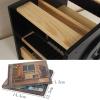 CAOJLjiaxiang-2012 CD-Holder Solid Wood CD Rack disc Rack disc Rack Game disc Storage Box Large Capacity CD Box Storage Box Record Player Stand view 4