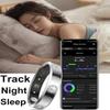 CNBRO Smart Ring Ultra Narrow Heart Rate Monitor Comfortable Sleep Ring Health Fitness Tracker Pedometer Step Counter Calories Waterproof Ladies Smart Rings for Women Men Anillo Inteligente #7 view 4