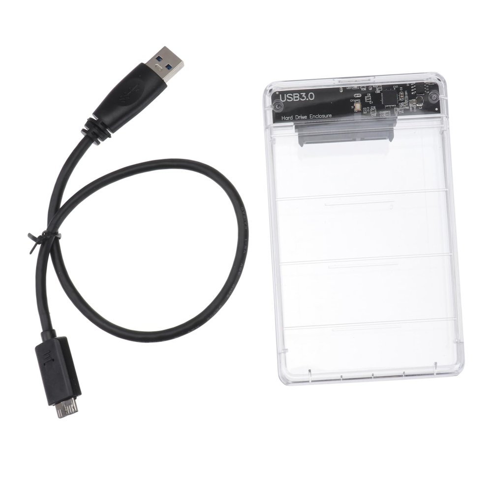 DOITOOL 2.5 Inch USB 3.0 Hard Drive Enclosure SSD Case for Solid State Drives Tool-Free Design Supports Up 2TB for Laptops and Data Recovery