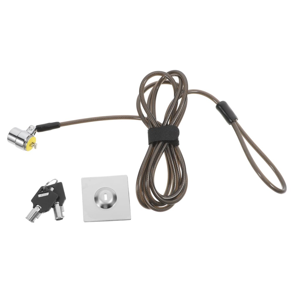 SWOOMEY 2m Creative Thickened Laptop Lock with Buckle Lock for Laptop Desktop and Monitors Durable Multiple Layers Cable for Use