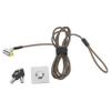 SWOOMEY 2m Creative Thickened Laptop Lock with Buckle Lock for Laptop Desktop and Monitors Durable Multiple Layers Cable for Use view 1