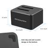 Lurrose Hard Disk Dock Offline Clone Function for Ssd USB External Dock Reader Supports Uasp Compatible to Storage view 2