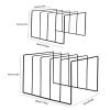 CD-Holder Desktop Vinyl Record Storage Holder, Metal Wire Vinyl Record Display Shelf, Turntable Record Collection Storage Shelf, Holds up to 50 Album Lp's Record Player Stand(Large) view 2
