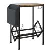 CAOJLjiaxiang-2012 CD-Holder Home CD Storage Rack Carbon Steel Creative Living Room Small Side Table Vinyl Record Storage Rack Simple Bookshelf Record Player Stand view 1