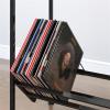 CAOJLjiaxiang-2012 CD-Holder Home CD Storage Rack Carbon Steel Creative Living Room Small Side Table Vinyl Record Storage Rack Simple Bookshelf Record Player Stand view 4
