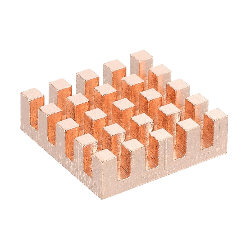 PATIKIL Copper Heatsink 20x20x6mm, Heat Sink Cooler Radiator for Raspberry Pi Chip CPU Power Transistor FET IC Power Amplifier