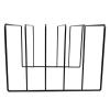 CAOJLjiaxiang-2012 CD-Holder LP Vinyl Record Display Shelf, Black Metal Wire Vinyl Record Holder Turntable Record Collection Storage Shelf Tabletop Exhibit Stand Record Player Stand(Small) view 3