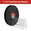 CAOJLjiaxiang-2012 CD-Holder 15 Slot Record CD Magazine Storage Rack Album Display Rack Vertical Creative Art Collection Record Player Stand view 4