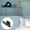 CAOJLjiaxiang-2012 CD-Holder Record Stand Vinyl Display Rack CD Records Acrylic Document Storage Office Shelves Record Player Stand(Black) view 2