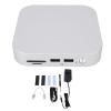 for mini M4 Dock, Docking Station Aluminum Alloy Stand and Hub for M4 Pro 2024 with 10Gbps USB Ax3 M.2SSDx2 Storage Memory Card 40Gbps Bandwidth PCIe 4.0M.2 Slots (US Plug) view 1