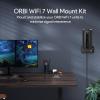 Wall Mount for Orbi WiFi 7 Router - Compatible with Orbi 970, 870, 770 Series & Nighthawk Wi-Fi 7 Mesh Systems, Orbi Secure Bracket Holder for Save Space & Boost Signal (RBEWMB-10000S) (Black, 2-Pack) view 2