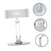 NUOBESTY Adjustable Foldable Aluminum Alloy Tablet Stand for Desk Portable 3 Rotating Holder Compatible and Tablets Silver view 2