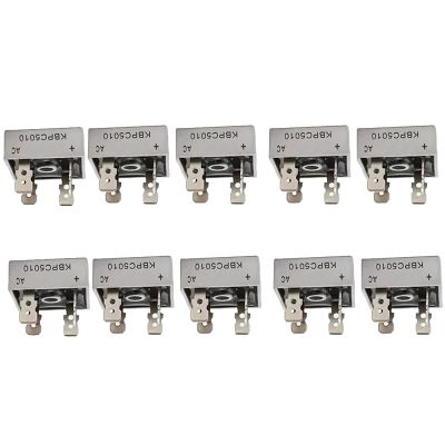 Replace 1000V 50A Metal Case Single Phase Diode Bridge Rectifier, 10Pcs