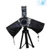 NUOBESTY Camera Rain Cover with Drawstring Arm Protectors Flexible Lens Protector for Photography Rainy Conditions Black view 3