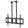 Adjustable Height Double Pole Single Screen TV Mount - Ceiling TV Mount - Double Pole Hanging TV Bracket Fits 40-90/60-110 Inch LED Flat Panel Display,60,110in tv (40) view 1