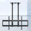 Adjustable Height Double Pole Single Screen TV Mount - Ceiling TV Mount - Double Pole Hanging TV Bracket Fits 40-90/60-110 Inch LED Flat Panel Display,60,110in tv (40) view 3