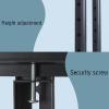 Double Pole Single Screen Ceiling TV Mount Bracket, Tilt Swive TV Mount, for 60-100inch TVs, with Loading 176 Lbs TV Bracket (12.5m) view 4
