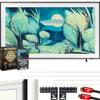 Samsung QN65LS03FA 65" The Frame QLED 4K AI TV (2025) Bundle with Modern White Bezel, CPS 26 Month Protection, Slim Flat Mount, 2X HDMI Cables & Deco Gear Complete Home Theater Beginner's Guidebook view 1