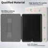 AdorableWhimsy Bow Tulip Case Compatible with Kindle Paperwhite 12th Generation 7 Inch & for Kindle Colorsoft Signature Edition 2024 with Hand Strap Textured Leather Folio Cover Auto Sleep/Wake view 3
