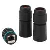 BONKZEBU Ethernet Connector,Increase Modification Potential Ethernet Cable Extender Connector,Stabilize Connections Coupler Inline Coupler,with CAT6 view 2