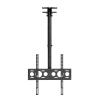 Adjustable Ceiling TV Mount Bracket, Fits 32-55inch LED Screen Display, 110 Lb Load Capacity, Black TV Bracket (34m) view 1