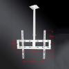 Ceiling TV Mount Bracket, Support 77 Lbs, Fits 32 to 55" LED Screen Display, with TV Mount Shelf and Height Adjustable Pole, White TV Bracket (1.5m) view 2