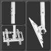 Ceiling TV Mount Bracket, Support 77 Lbs, Fits 32 to 55" LED Screen Display, with TV Mount Shelf and Height Adjustable Pole, White TV Bracket (1.5m) view 3