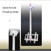 Ceiling TV Mount Bracket, Support 77 Lbs, Fits 32 to 55" LED Screen Display, with TV Mount Shelf and Height Adjustable Pole, White TV Bracket (1.5m) view 4