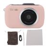 80MP 5K Digital Camera, 18x Zoom Webcam Loop Recording Slow Motion, Time Lapse Photography for (Pink) view 1