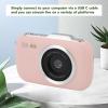 80MP 5K Digital Camera, 18x Zoom Webcam Loop Recording Slow Motion, Time Lapse Photography for (Pink) view 3