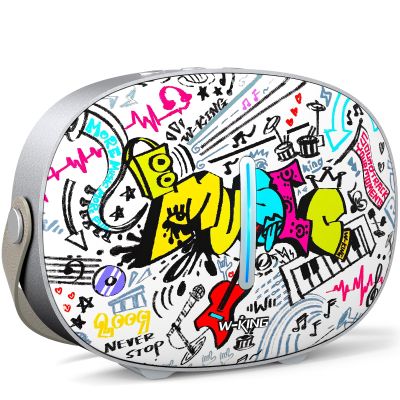 W-KING Speakers Bluetooth Wireless 96W Peak Loud Portable Speaker with Bass, BT5.4, Fast Charge, USB Playback, Large Personalized Speakers for Work, Outdoor, Workshop, Garage, Party Boombox Speaker