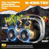 W-KING Speakers Bluetooth Wireless 96W Peak Loud Portable Speaker with Bass, BT5.4, Fast Charge, USB Playback, Large Personalized Speakers for Work, Outdoor, Workshop, Garage, Party Boombox Speaker view 2