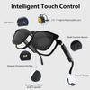 HYERNFOP Smart Sunglasses for Men & Women, Bluetooth Glasses with Magnetic UV400 Polarized Lenses Anti-Blue Light, Bluetooth 5.4, Built-in Microphone,Speaker(Yellow Lens) view 4