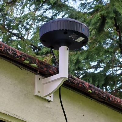 Wall Mount Bracket for Ecovacs Goat A/O RTK Antennas, RTK Eave Mounting Holder | Robotic Mower Accessory