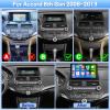 10.1'' Android Car Radio for Honda Accord 8th 2008 2009 2010 2011 2012 2013 Stereo, Touch Screen for Accord 8th Car Stereo with Carplay Android Auto/Bluetooth/GPS/WiFi/FM/AHD Backup Camera/MIC view 2