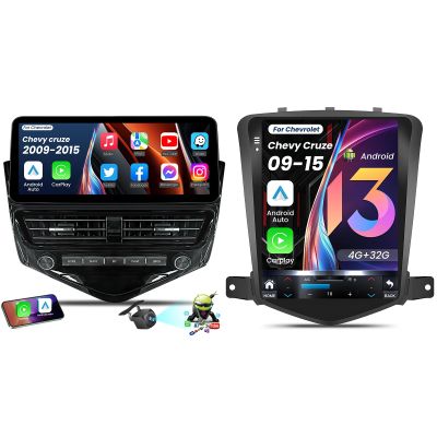 4+32G Car Radio for Chevy Cruze & Car Stereo for Chevrolet Cruze 4GB RAM 64GB ROM