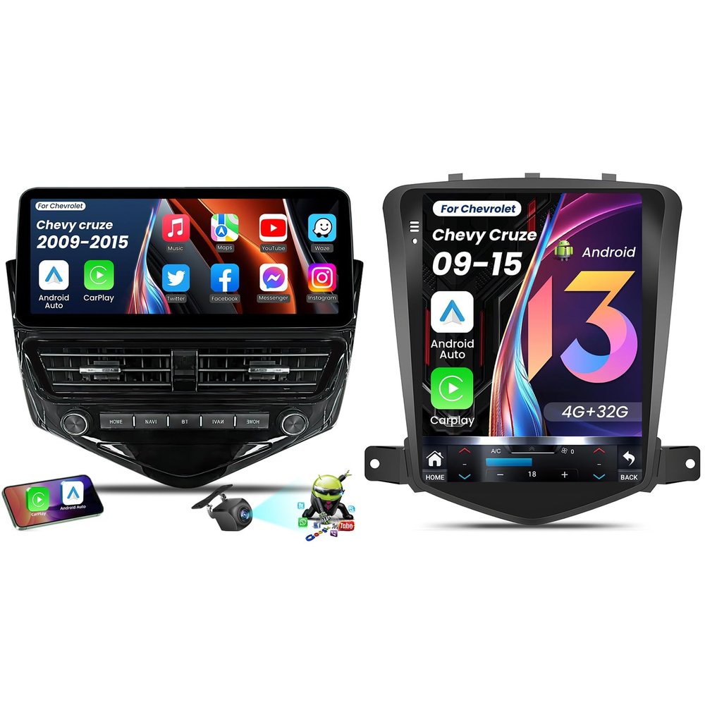 4+32G Car Radio for Chevy Cruze & Car Stereo for Chevrolet Cruze 4GB RAM 64GB ROM