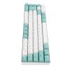 Diydeg Wired Keyboard, 68 Key Gaming Keyboard for PC Laptop (Green White Color Block) view 2