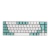 Diydeg Wired Keyboard, 68 Key Gaming Keyboard for PC Laptop (Green White Color Block) view 3