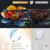2 Pack DLP Link 3D Glasses for Projector, ELEPHAS 144Hz Rechargeable Active Shutter Glasses Compatible with DLP-Link 3D Projectors: Acer, ViewSonic, BenQ, Optoma, Panasonic, Dell view 3
