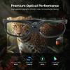 2 Pack DLP Link 3D Glasses for Projector, ELEPHAS 144Hz Rechargeable Active Shutter Glasses Compatible with DLP-Link 3D Projectors: Acer, ViewSonic, BenQ, Optoma, Panasonic, Dell view 4