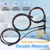EVRBUL Marine Grade NMEA 2000 Starter Kit, NMEA 2000 Backbone Cables Drop Cables Dual Tee Connector Male/Female Terminators Compatible with Lowrance Simrad Garmin Device view 2
